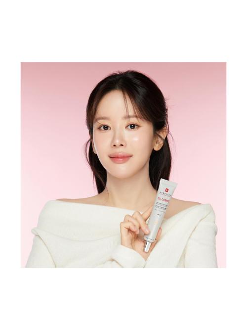 [Erborian] CC Cream Porcelain 40ml Special Set with Silver Pouch