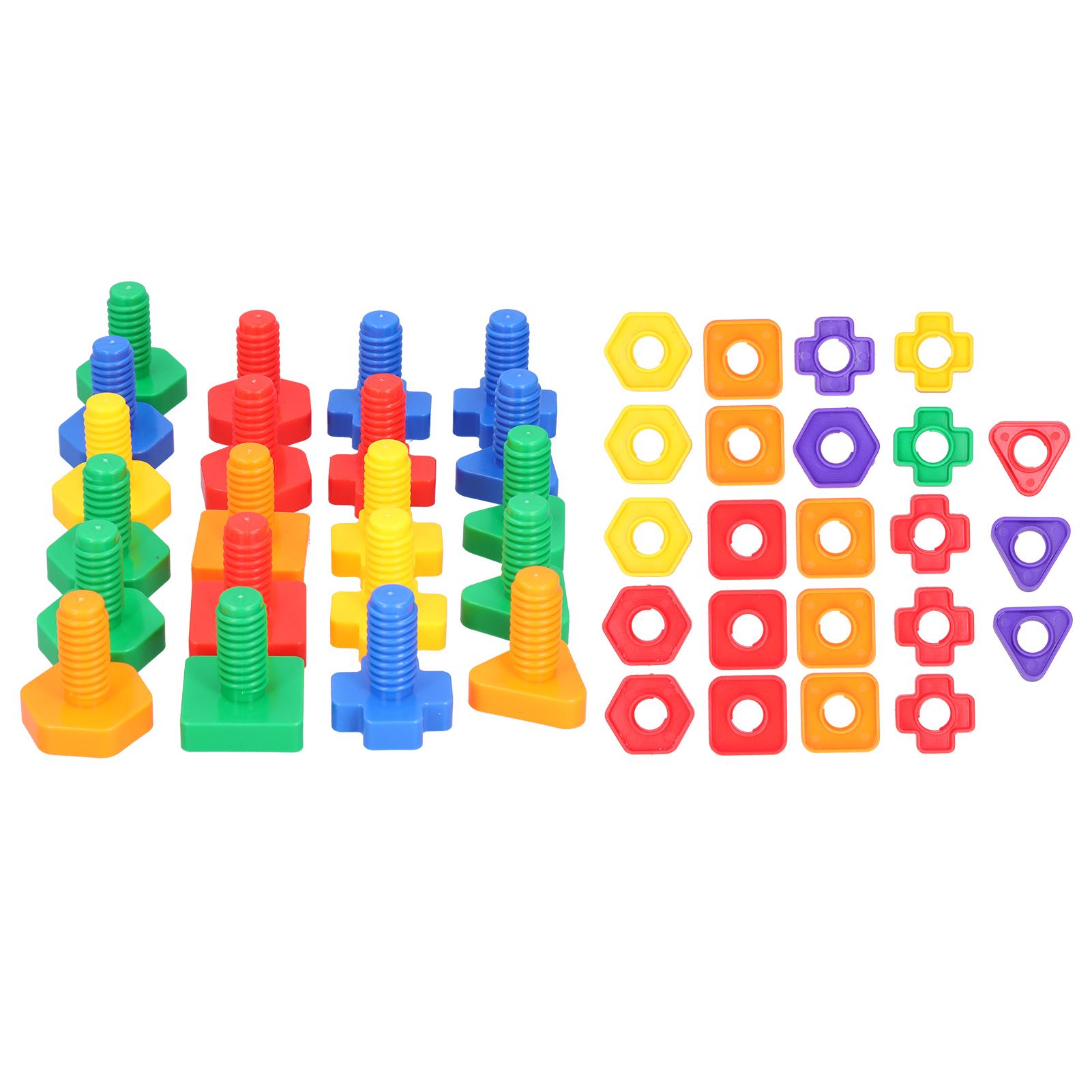 Children DIY 3D Building Blocks Bright Color Bricks Kids Early Education Puzzle Toy Kit
