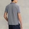 Polo Ralph Lauren SS22 Gestreiftes Detail Logo Bestickt Slim Fit Kurzarm Poloshirt Herren Oberteile Grau MNPOKNI1N821833-410