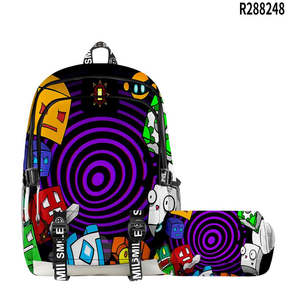 Hip Hop Trending Bad Bunny 3D Patroon Leerling Schooltassen Voor Iedereen Oxford Waterbestendig Laptop Veelzijdige Reis Rugzakken