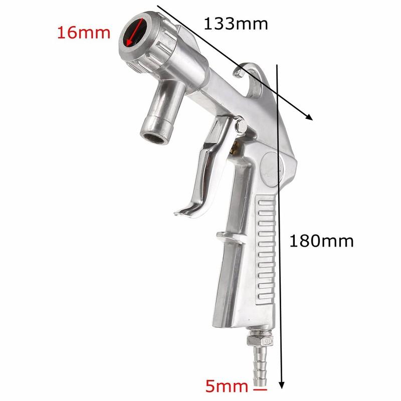 Sandblaster Feed Blast Spray Gun Sandblasting Gun Abrasive Tool Ceramic Nozzles Tips Kit Pneumatic Tools