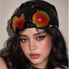 Y2K Millennial style NO Glasses concave and convex shape decorative goggles Stage show personality accessories sunglasses