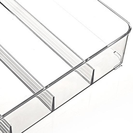 5 Compartments Glasses Storage Design Dustproof Eyewear Small Items Organizer Sunglasses Box Transparent Desktop Storage Box