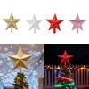 Christmas Tree Top Star Hanging Plastic Ornament Decorative Party Tree Topper for Christmas Home Window