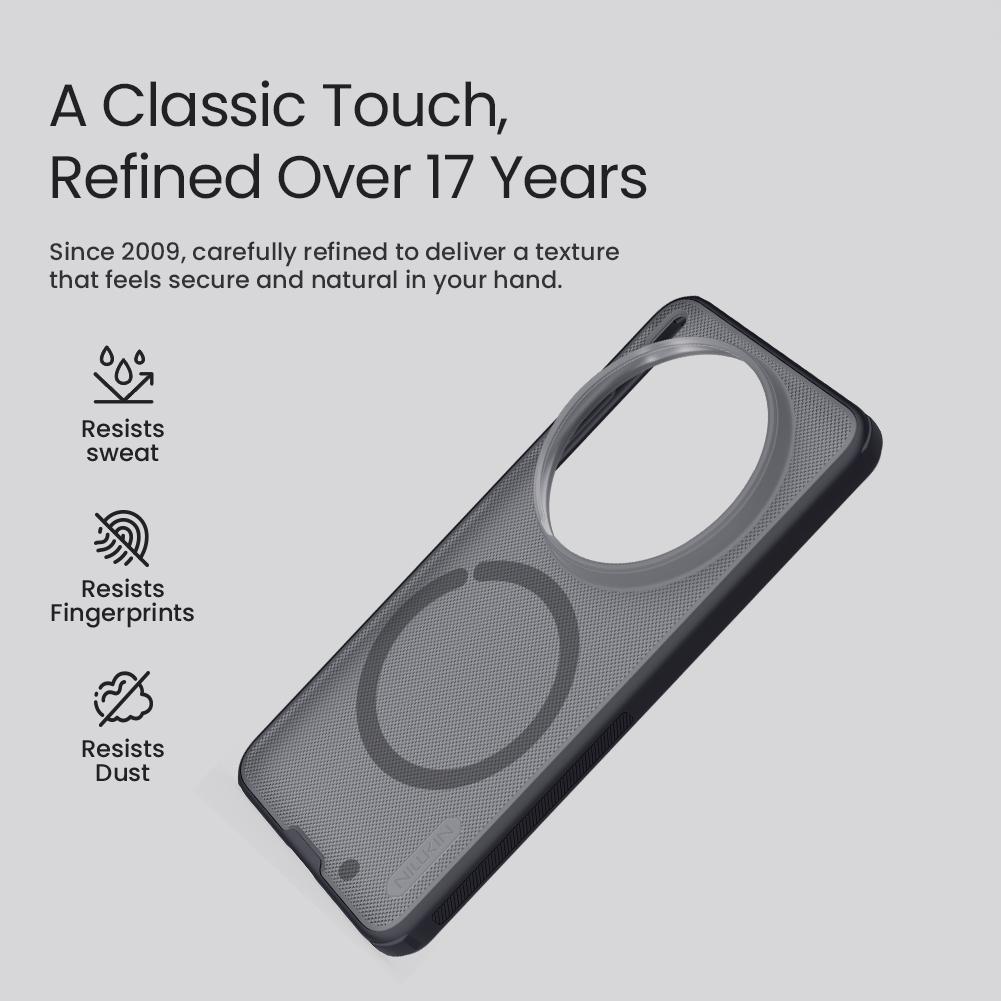 Für Vivo X300 Ultra Handyhülle Nillkin Super Frosted Shield Pro Magnetische Harte PC+TPU Hülle Stoßfeste Rückseite