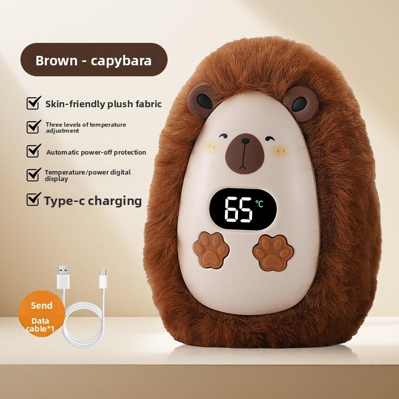 Plush Rechargeable Hand Warmer, Hand-held USB Mini Cute Hand Warmer Gift