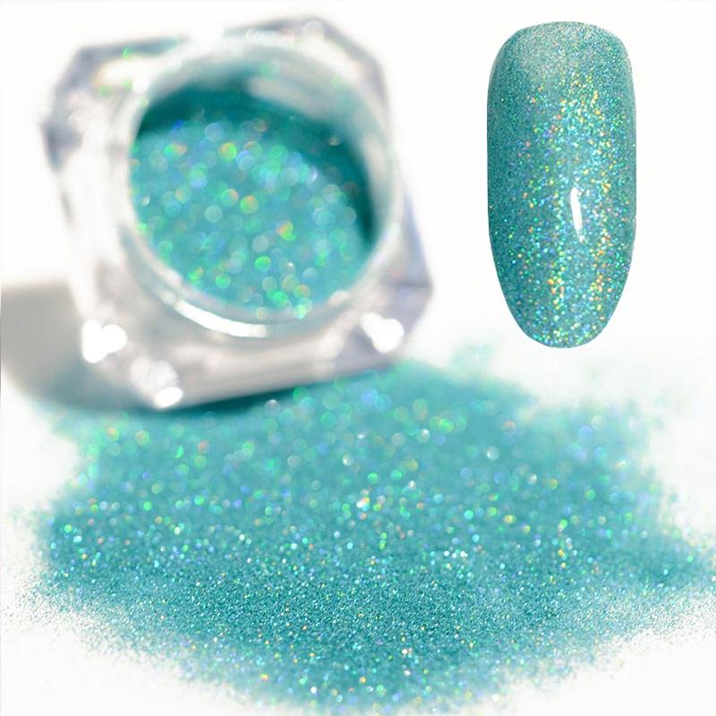 Buy 1 Box Laser Powder Ultrathin Shining Nail Glitter Powder at