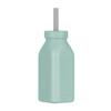 Silicone Children's Water Bottle Cup with Straw and Lid 200 ml 6m+ Green