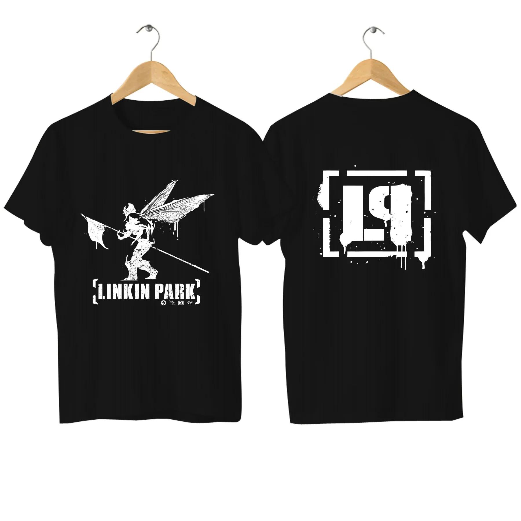 

2024 Мужская футболка Повседневная Linkin Meteora 20th Anniversary Park Футболка Графический Большой размер Дышащая Удобная Уличная S-4XL S бежевый