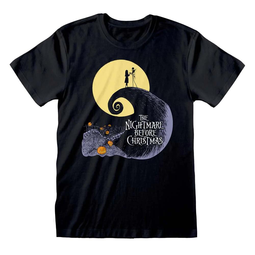 Nightmare Before Christmas Silhouette T-Shirt Official Licenced T-Shirt - XXL