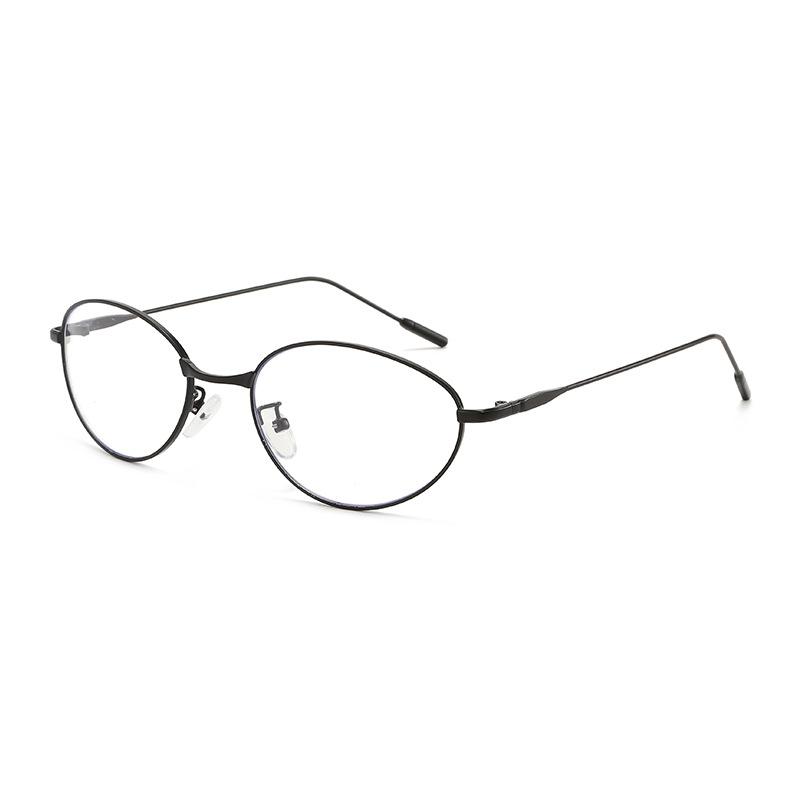 

2025 Trending Oval Cat-Eye Sunglasses for Women Fashion Retro Y2K Metal Frame Sun Glasses UV400 Protection Wholesale as pictures
