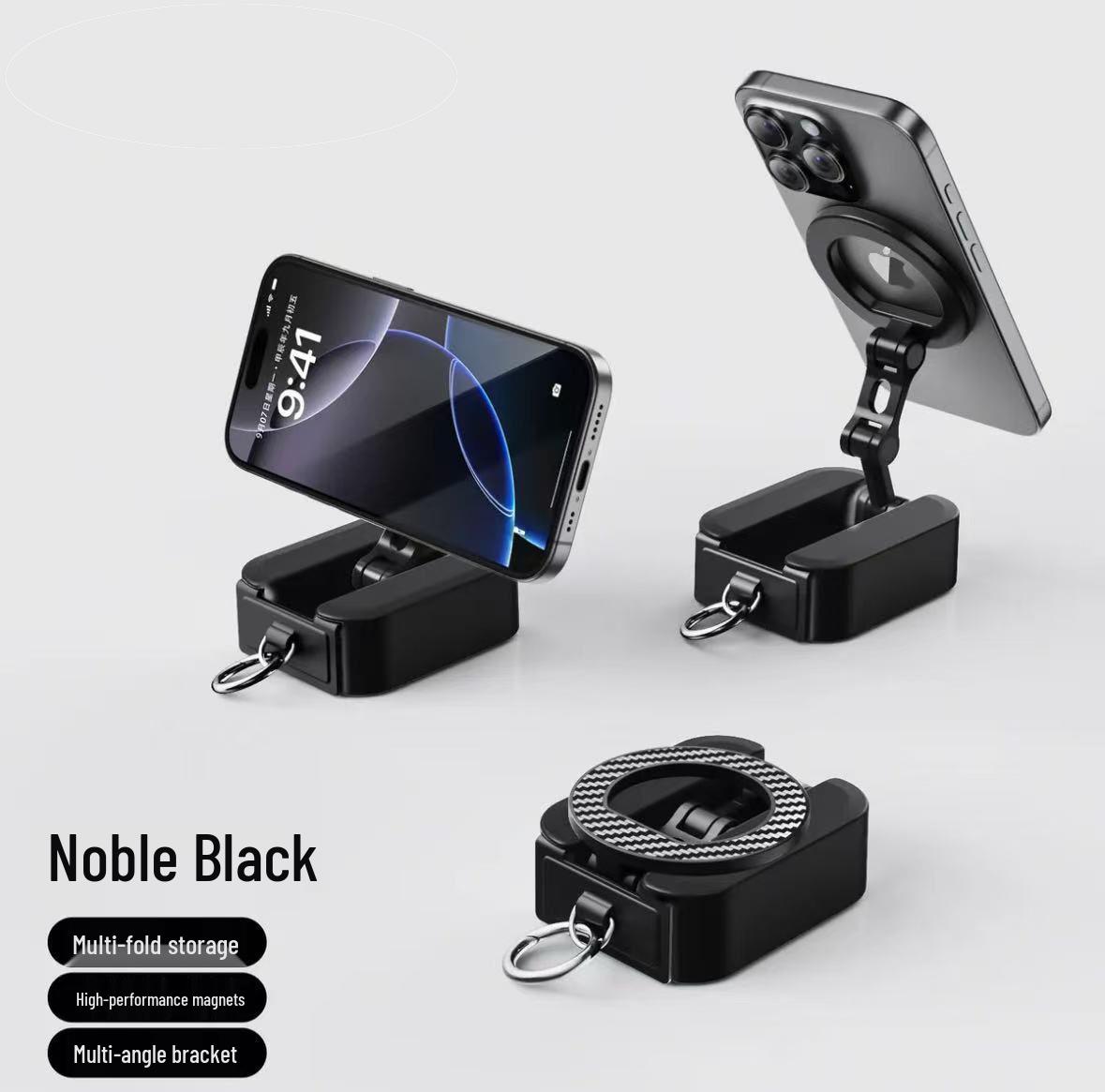Travel-Friendly Aluminum Phone & Tablet Stand | Foldable Universal Car Mount