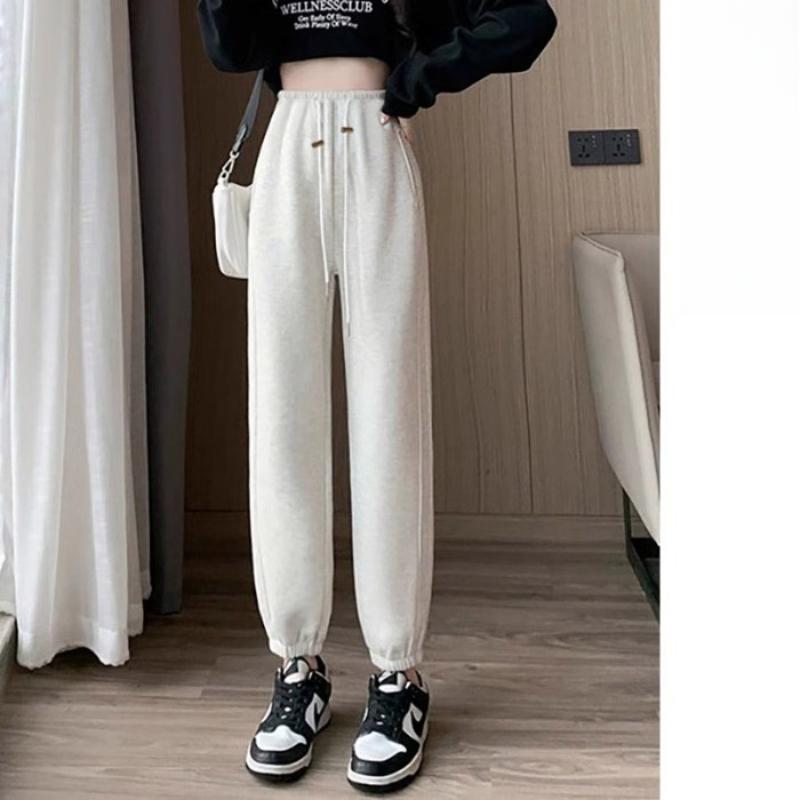 Maternity Pants, Sports Trousers, Fleece and Thicker, Small People Wear Outside In Autumn and Winter