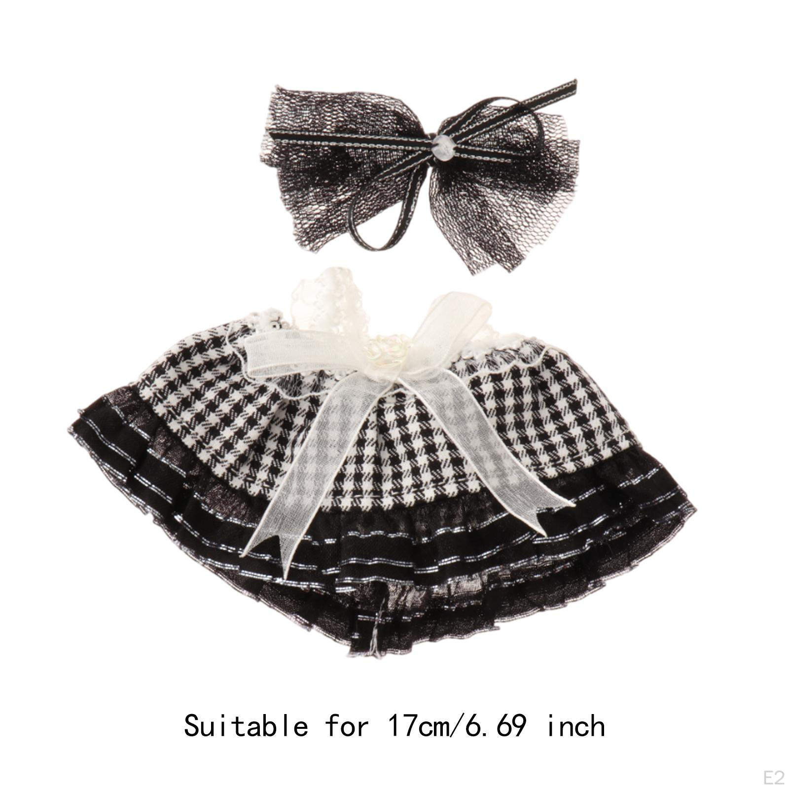 Кукольная одежда для 17 см плюшевый наряд платье фото реквизит — фото 2