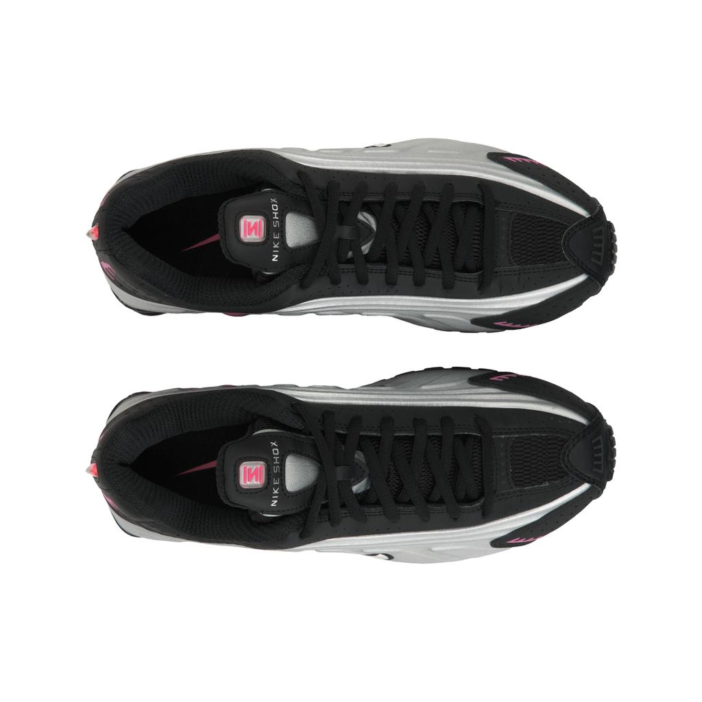 Nike Shox R4 Black Metallic Silver Pinksicle Women Sneakers AR3565-012