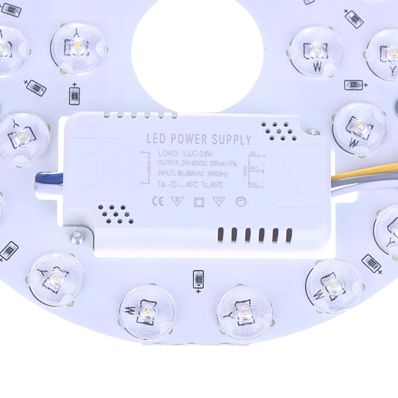Fan Light Source Iralan Panel Led Bulb Chip Light Board Ac 85-265V Energy-Saving Circular Replaceable Led Light Source