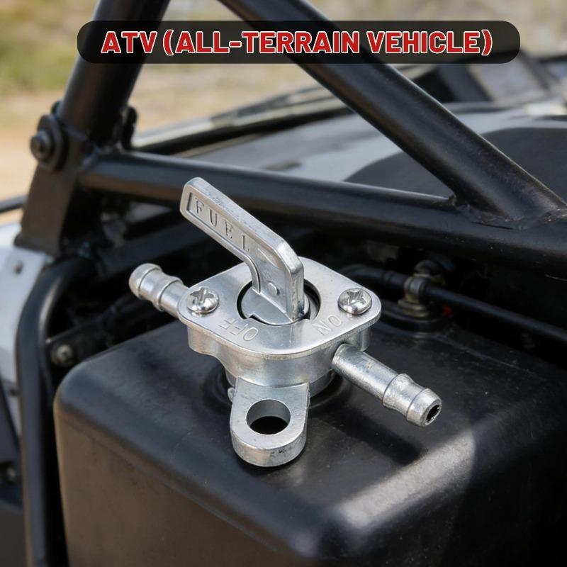 Inline Fuel Tank Tap Valve Petcock On-Off Switch Gas Fuel Tap Switch for Motorbike Mini Auto Dirt Bike