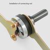 Electric Drill To Angle Grinder Converter Kit Grinding Connection Adapter with Connecting Rod for Polishing Cutting Disc