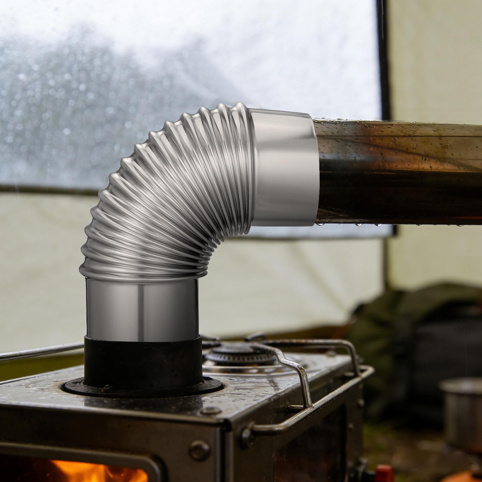 

Metal Stove 90 Degree Stainless Steel Chimney Elbow Outdoor Exhaust Flue Pipe Adapter Wood Stove Metal Elbow Chimney China Mainland