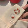 Vibrant Beaded Rings with Elastic Fit Delicate Flower Rings Ideal for Fashion Forward Women and DIY Jewelry Fan