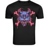 Demon Cat Skull T-Shirt - Evil Cat Horror Graphic Tee
