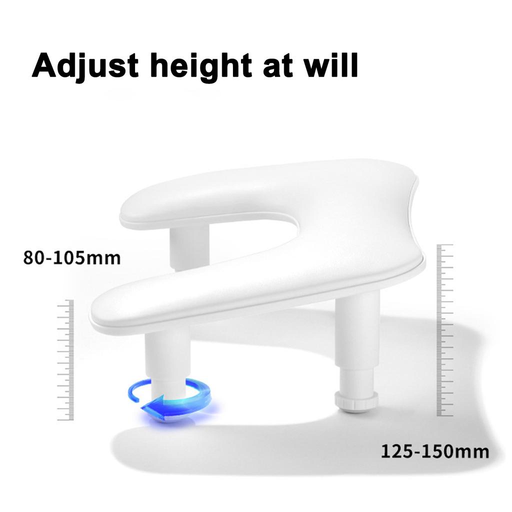 Arm Rest Pillow for Nail Art Nail Hand Rest Pillow Adjustable Height PU Leather Cushion Tilted Hand Pillow Manicure Tool