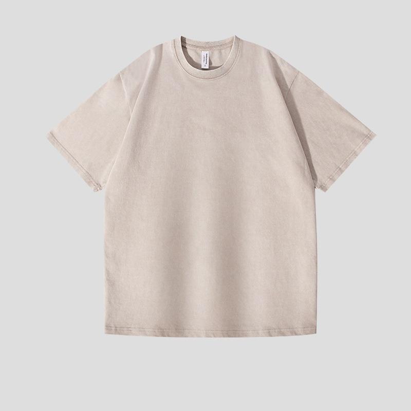 Summer Washed Vintage T-Shirts Street Hip Hop Retro Punk TShirt Women Harajuku Casual Cotton Short Sleeve Wash Top