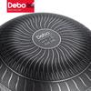 Debo 316L Edelstahl Wok & Dampfgarer mit Wabenmuster