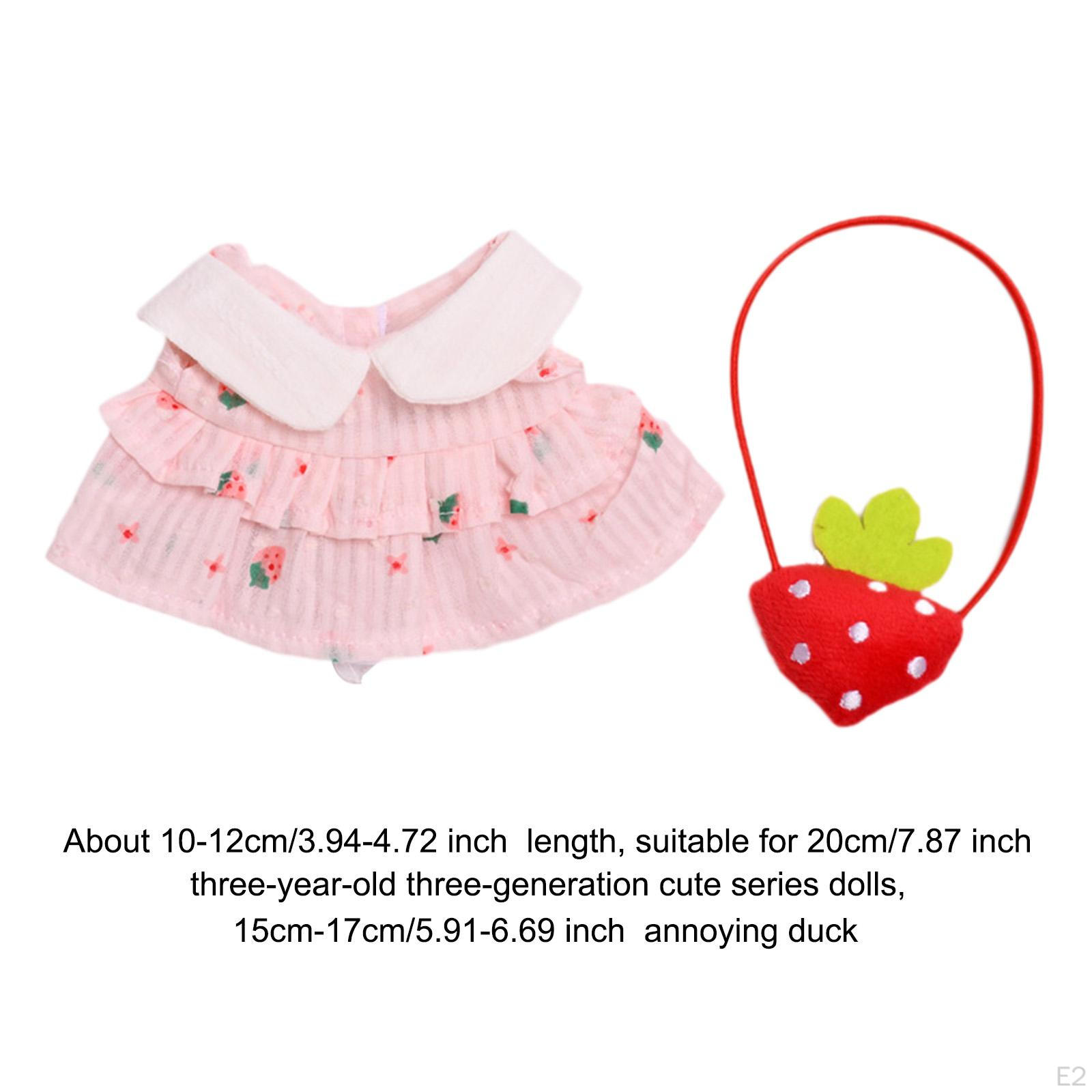 2 предмета кукольное платье и сумка одежда ручной работы миниатюрная одежда наряды для 8 — фото 3