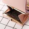PU Leather Candy Color Fashion Women Coin Purse Solid Color Vintage Short Wallet Heart Hasp Ladies Girls Card Holder Clutch Bag