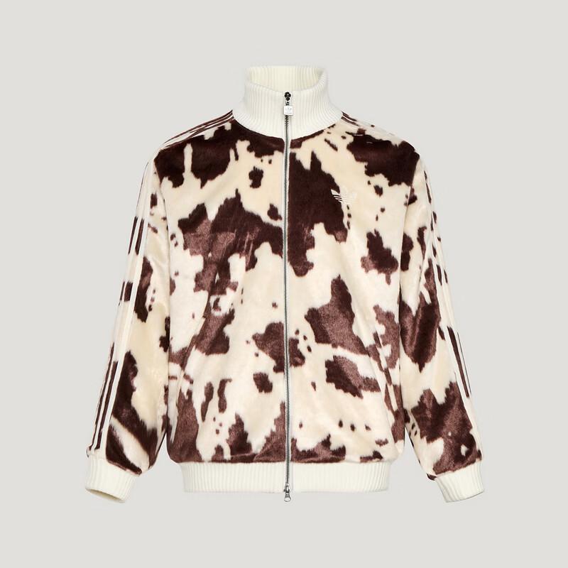 

Adidas Unisex Faux Fur Cow Print Loose Jacket S