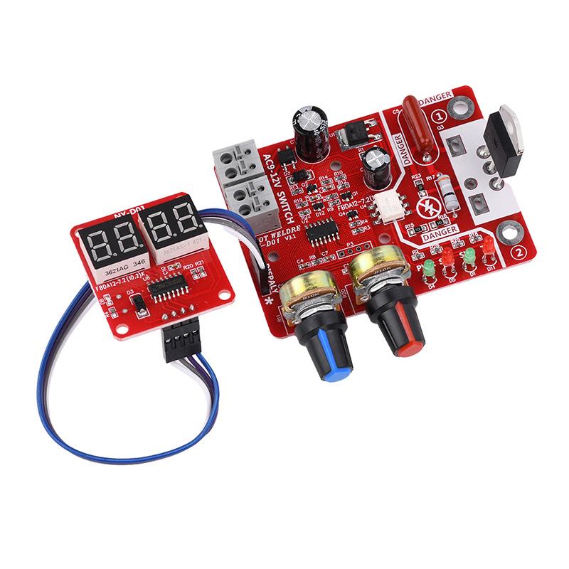 NY-D01 40A Digitale Impuls-Punktschweißgerät-Steuerplatine mit Zeiteinstellung