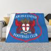 O Carlisle United F.C.. Manta de Lã Flanela Xadrez no sofá Manta Infantil