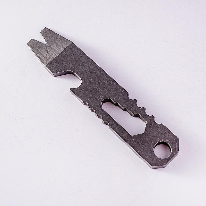 4cr13 Steel EDC Multifunctional Tool Screwdriver Pry Bar Bottle Opener Portable Outdoor Survival Storage Pry Bar Nail Remover