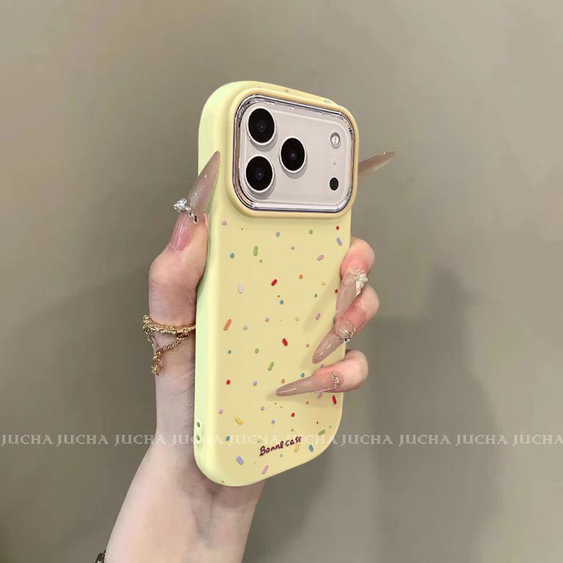 Applicable To Apple 17Pro Mobile Phone Case, High-end New Iphone16 All-inclusive Mobile Phone Case Ins Wind Color Polka Dots