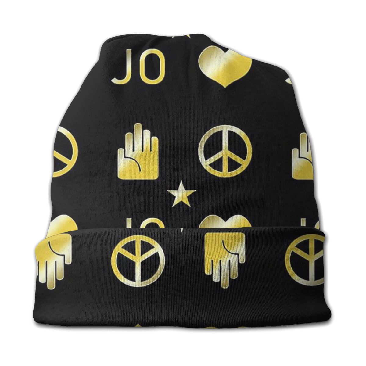 Вязаная шапка с узором — фото 3