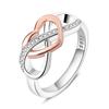 Rings For Women Wholesale Twisted Snake Rings Luxury Rose Gold Stackable Rings Wedding Party Engagement Jewelry