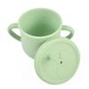 Water Cup Soft Leakproof Silicone Baby Straw Feeding Drinking Glass Home