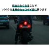 HI-LINE Motorcycle LED Tail Lamp, Brake Lamp, 12 V, General Purpose, Strong Red/Weak Red,