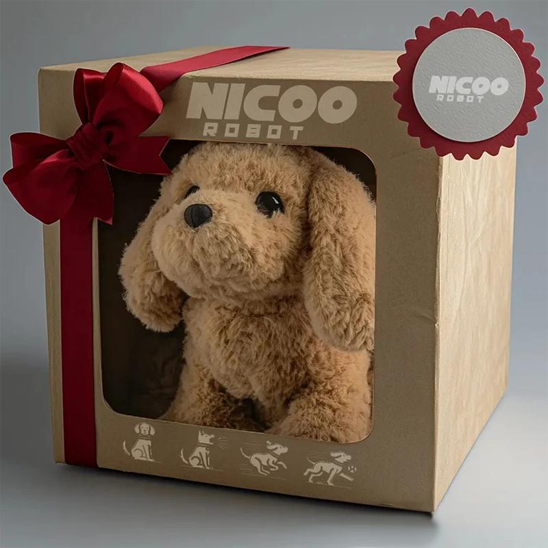 

Робот-щенок, который ведет себя как настоящая собака Мои реалистичные роботизированные питомцы с искусственным интеллектом Электронные интерактивные мягкие собаки для лая и ходьбы