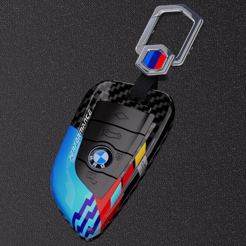Applicabile A Copri Chiave BMW Serie 5 530 Lama X1 Fibra di Carbonio X5 Serie 1 Serie 3 320li High-end X2 Auto X3 Guscio Fibbia Borsa