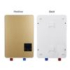 6500W 3S Instant Hot Electric Hot Water Heater Tankless Instant Boiler Bathroom Shower Set Thermostat Safe Intelligent