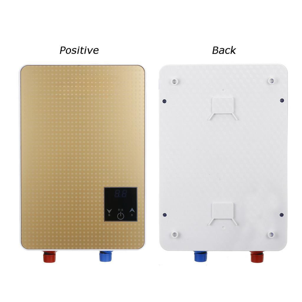 6500W 3S Instant Hot Electric Hot Water Heater Tankless Instant Boiler Bathroom Shower Set Thermostat Safe Intelligent