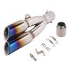 Dual Outlet Exhaust Tailpipe for CBR300, Yamaha R3/R25, Kawasaki Ninja 250 Motorcycle