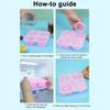 Ice Cube Mold Heart Circle Star Flower Multiple Shapes Food Grade Silicone Refrigerator Ice Tray with Lid Easy Release 4 Compartments Ice Cube