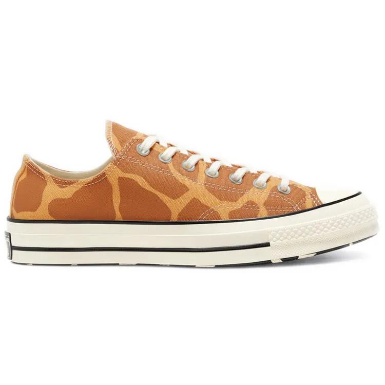 Converse Chuck 70 Low 'Archival Giraffe Print' (Unisex) Melon Baller / Raw Sugar / Egret Canvas Shoes 167810C