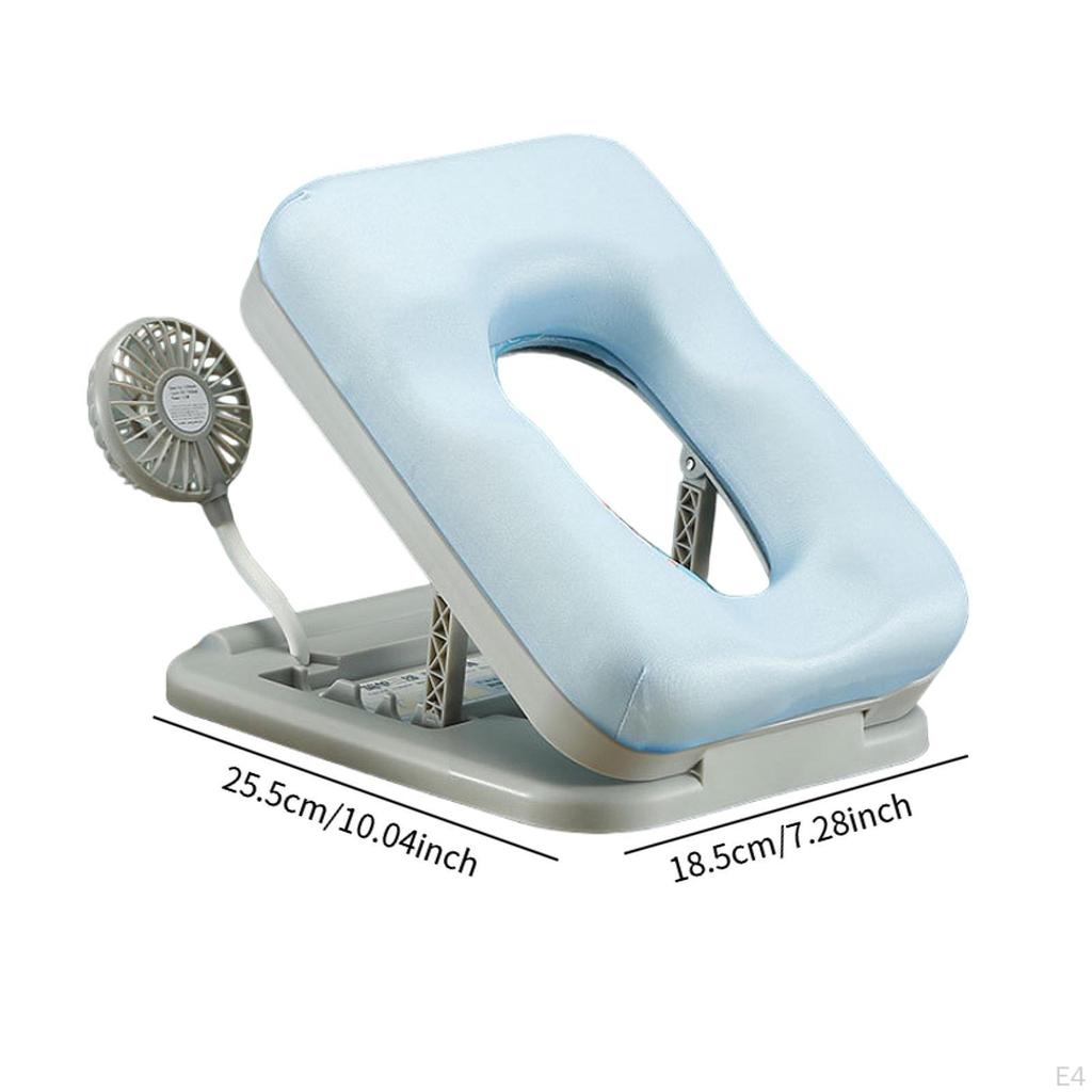 Papa Pillow with Fan Face Cradle Hollow Design Lightweight Multifunction Neck Cushion Sleep Sleeping