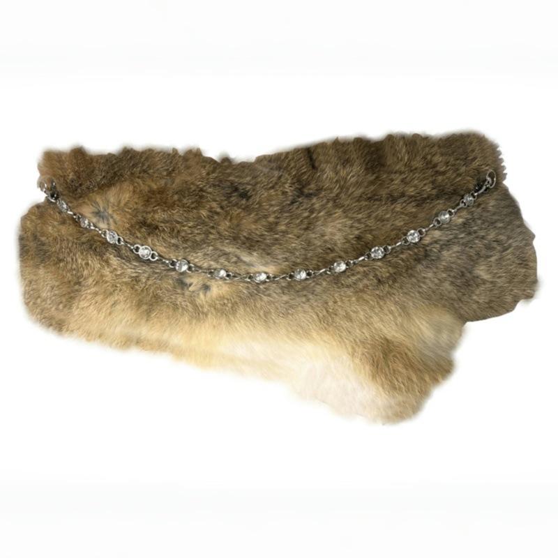 

MAO MAO Пояс Субкультура Осень и Зима Ретро Универсальный Плюшевая Поясная Цепочка Искусственный Мех Поясная Печать Горячая Девушка Сексуальный Поясной Аксессуар