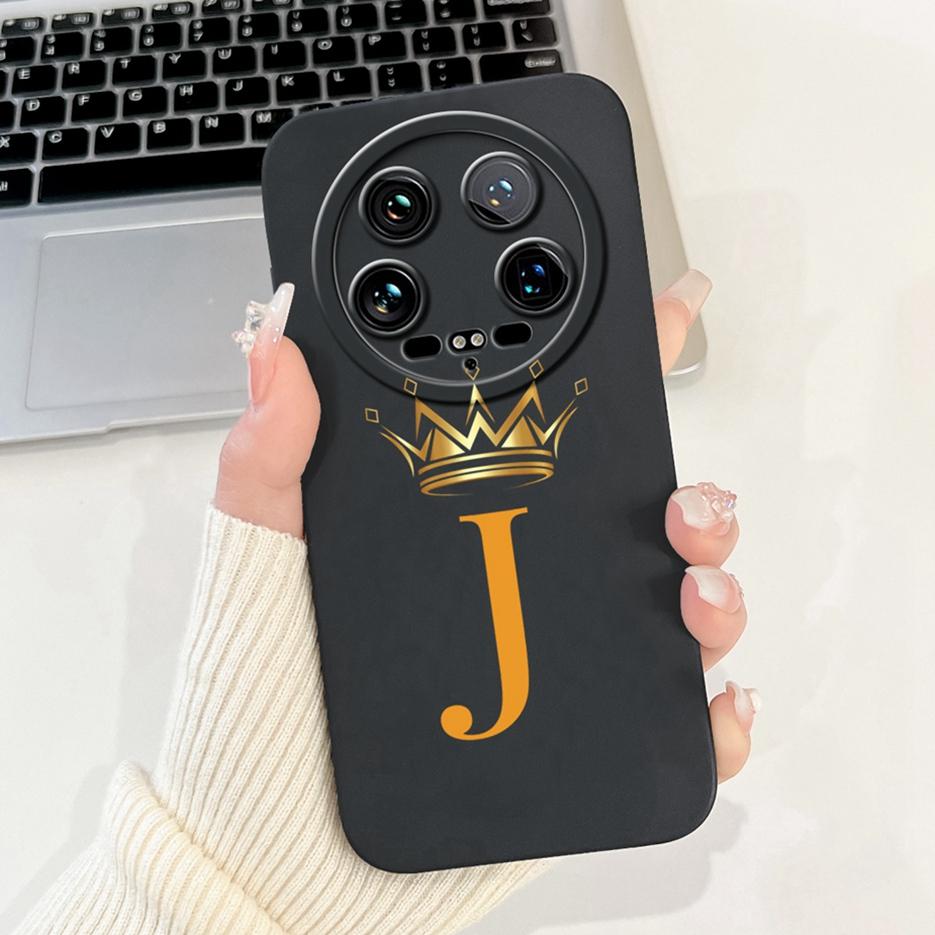 For Xiaomi 14 Ultra Case Mi 13 Ultra Cute Couple Letters Cover Soft TPU Phone Case For Xiaomi Mi 14 Ultra 13Ultra 14Ultra Bumper