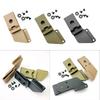 Gürtelclip für Kydex-Scheidenholster K Sheath Hüftclip 360 Grad drehbarer Rückenclip Gürtelclip mit Schrauben